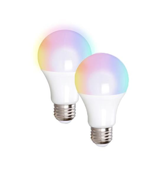 Xtricity 1-50085 Del Wi-Fi Type A 10W 120V Couleurs RGB 2700K-6500K Luminosité Ajustable Grad 2 PK Blanc - Simple Boutique