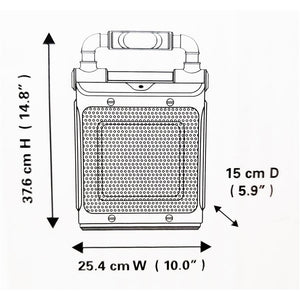 Xtricity 4-80305 Radiateur + Ventilateur Élément en Céramique pour Utilisation Intensive 1000W-1500W - Simple Boutique