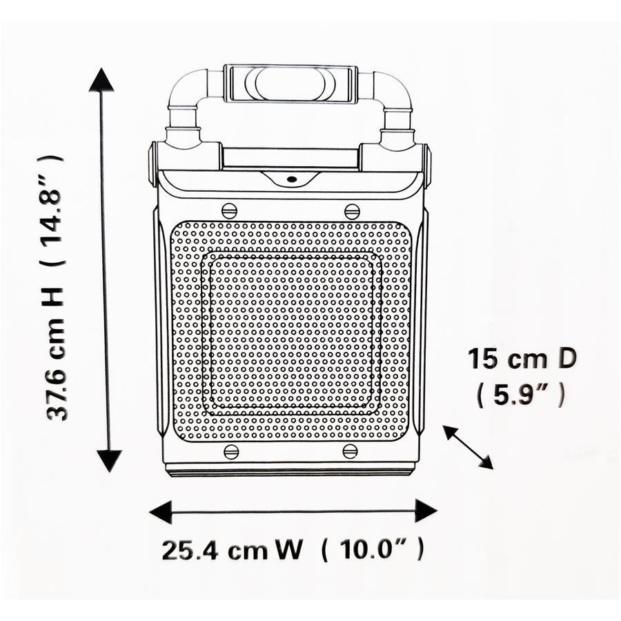 Xtricity 4-80305 Radiateur + Ventilateur Élément en Céramique pour Utilisation Intensive 1000W-1500W - Simple Boutique