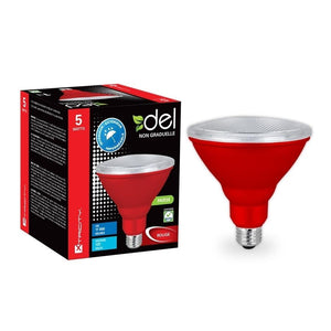 Xtricity Ampoule DEL PAR38/7W/120V/Rouge/Intérieur et Extérieur 1 Un - Simple Boutique