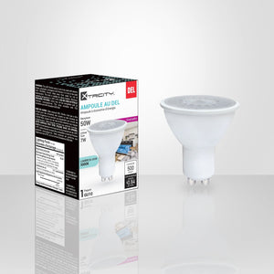 Xtricity - Ampoule DEL à Économie d'énergie, Gradable, 7W, Culot GU10, 5000K Lumière du Jour - Simple Boutique