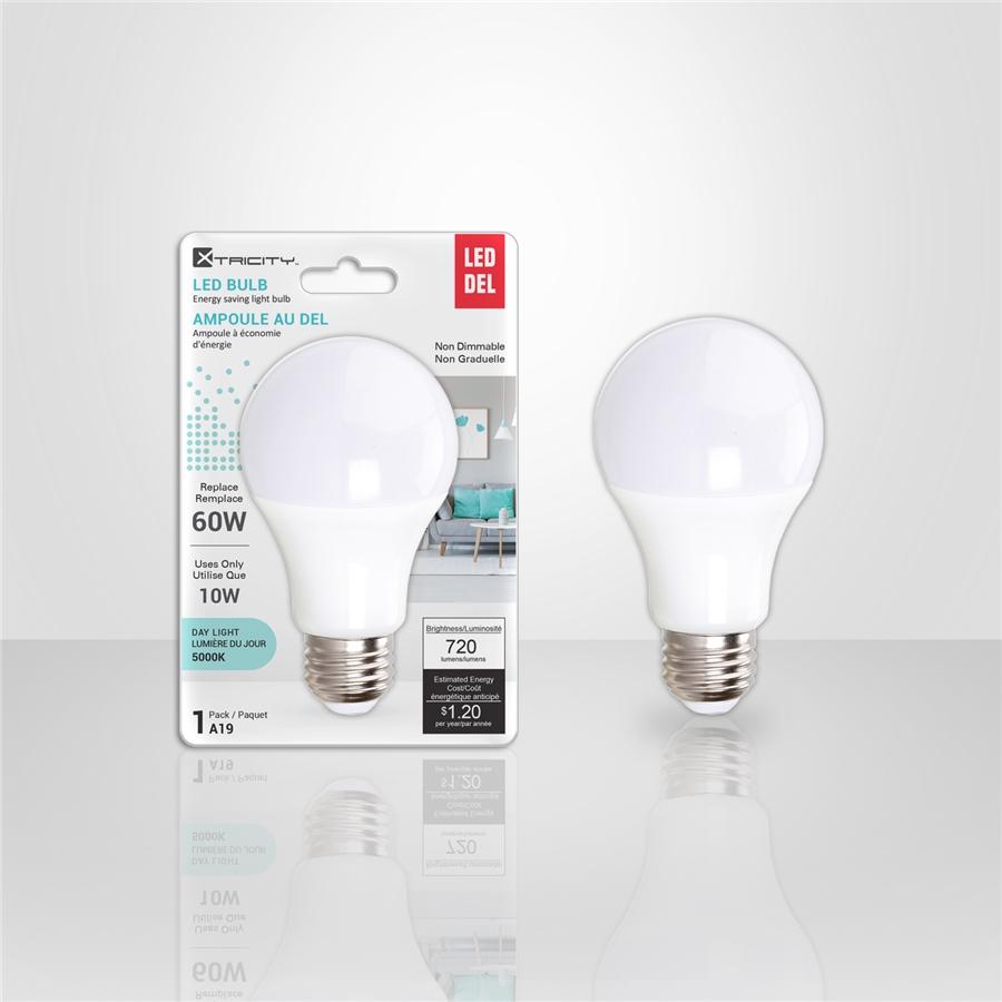 Xtricity - Ampoule DEL à économie d'énergie, 10W, Culot E26, 5000K Lumière du Jour - Simple Boutique