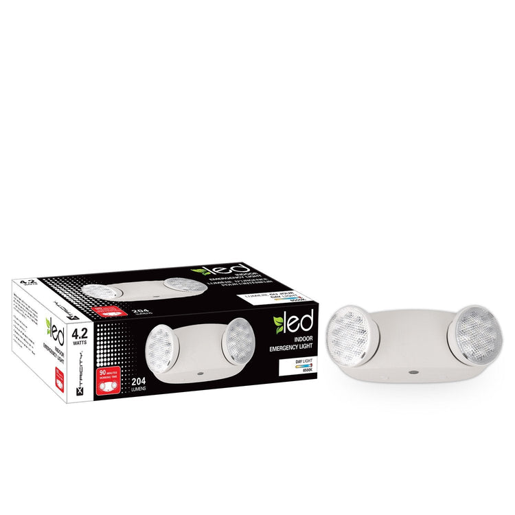 Xtricity DEL Lumiere D'urgence à 2 Têtes 2.1w Tête 204 Lumens - Simple Boutique