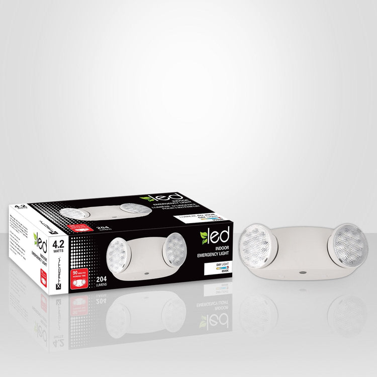 Xtricity DEL Lumiere D'urgence à 2 Têtes 2.1w Tête 204 Lumens - Simple Boutique