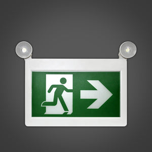 Xtricity DEL Lumiere Sortie D'urgence 1.2w X 2 Têtes 3 Pictogram. 90l - Simple Boutique