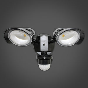 Xtricity Détecteur de Mouvement 2 Têtes DEL 23w 5000k 2400l Noir - Simple Boutique