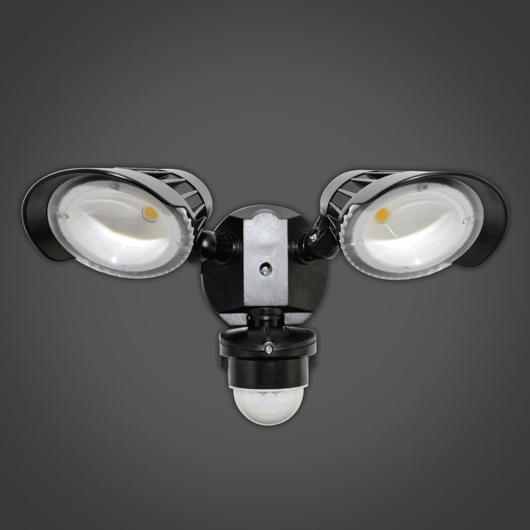 Xtricity Détecteur de Mouvement 2 Têtes DEL 23w 5000k 2400l Noir - Simple Boutique