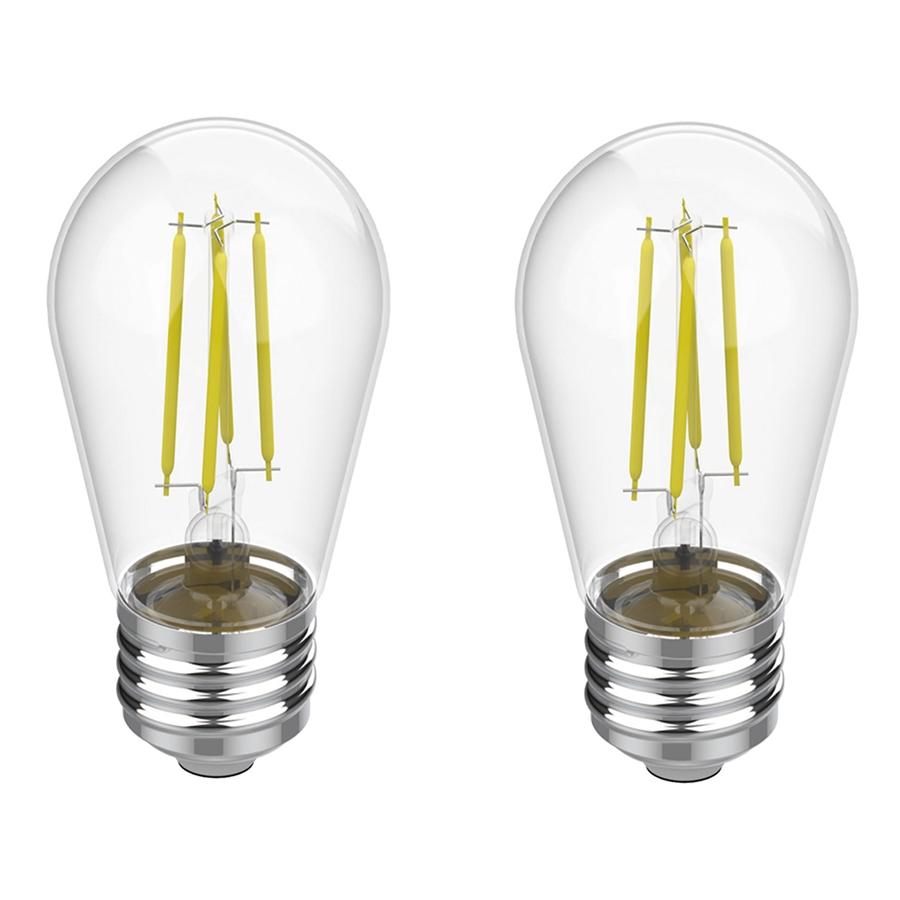 Xtricity - Ensemble de 2 Ampoules DEL Gradable à économie d'énergie, 3W, Culot E26, 3000K Blanc Doux - Simple Boutique
