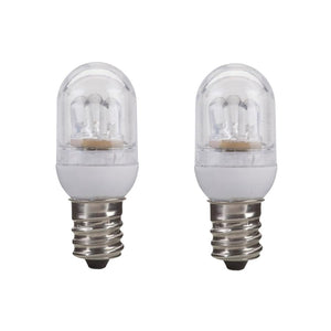Xtricity - Ensemble de 2 Ampoules DEL pour Veilleuse, 1W, Culot Candélabre, 4100K Blanc Froid - Simple Boutique