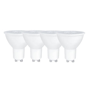 Xtricity - Ensemble de 4 Ampoules DEL Gradables à économie d'énergie, 7W, Culot GU10, 3000K Blanc Doux - Simple Boutique