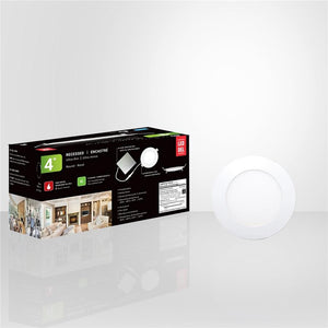 Xtricity - Ensemble de 6 Lumières Encastrées DEL, Diamètre de 4'', Gradables, 10W, 3000K Blanc Doux - Simple Boutique