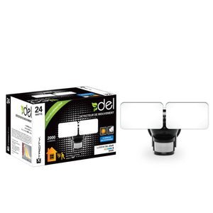 Xtricity Fixture Extérieur de Securité 2 Têtes au DEL 24w 5000k2000l - Simple Boutique
