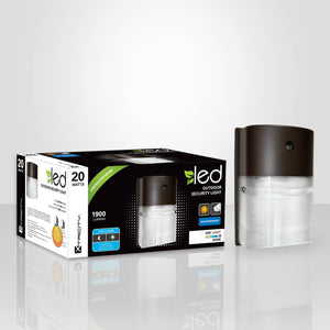 Xtricity Fixture Extérieur de Securité au DEL 20w 5000k 1900l - Simple Boutique