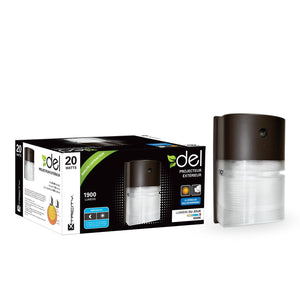 Xtricity Fixture Extérieur de Securité au DEL 20w 5000k 1900l - Simple Boutique