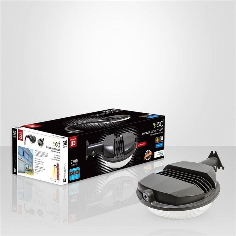 Xtricity Fixture exterieur de securité au DEL 58W/5000k et photocell - Simple Boutique