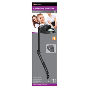 Xtricity Lampe De Table Avec Loupe A Bras Articulé 60W Noir - Simple Boutique