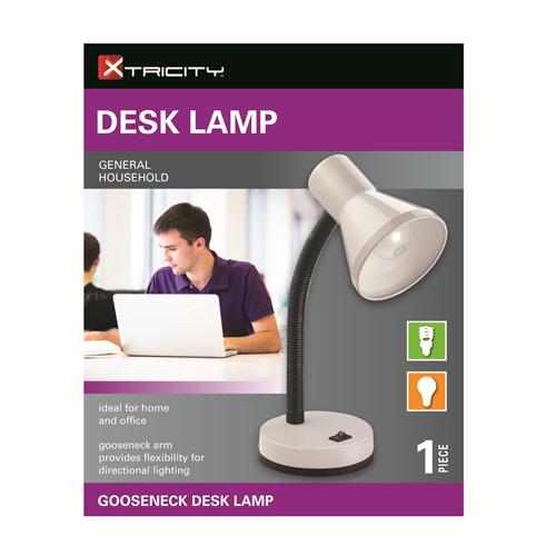 Xtricity Lampe De Table Bras Articulé 60W Blanc - Simple Boutique