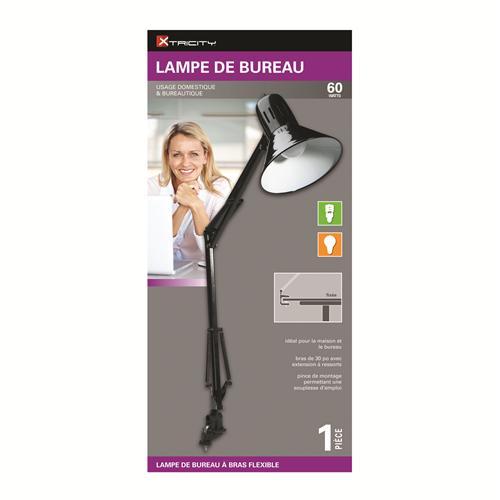 Xtricity Lampe De Table Flexible 60W Noir - Simple Boutique