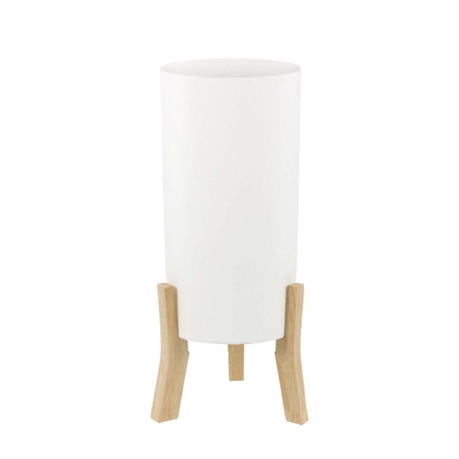 Xtricity - Lampe de Table Cylindrique, 7.87'' x 15.74'', De la Collection Autentica, Blanc - Simple Boutique