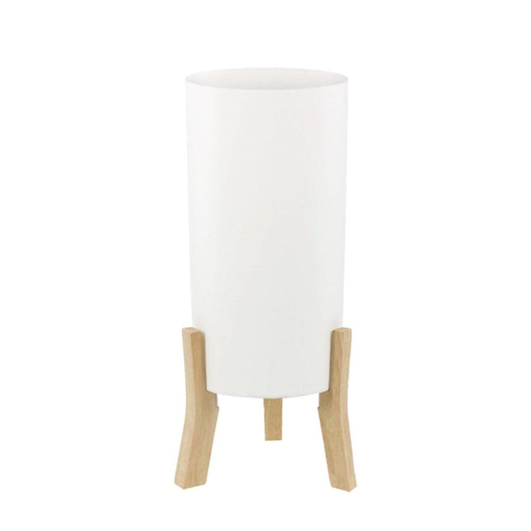 Xtricity - Lampe de Table Cylindrique, 7.87'' x 15.74'', De la Collection Autentica, Blanc - Simple Boutique