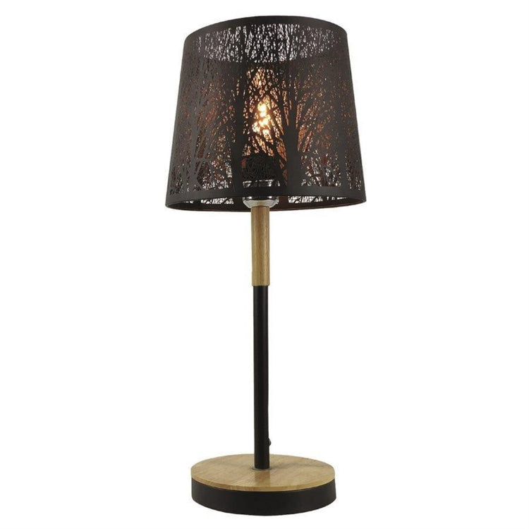 Xtricity - Lampe de Table, Hauteur de 22.6'', De la Collection Luna, Noir - Simple Boutique