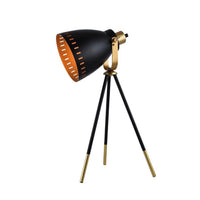 Xtricity - Lampe de Table sur 3 Pieds, Hauteur de 20.7'', De la Collection Parker, Noir - Simple Boutique