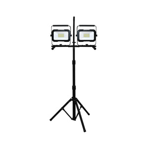 Xtricity - Lampe de Travail à 2 Têtes avec Trépied, 10 000 Lumens, 120V, 4000K Blanc Froid - Simple Boutique