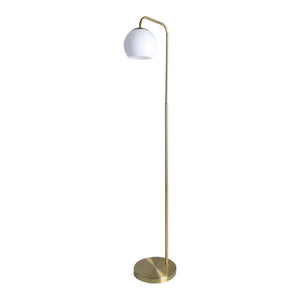 Xtricity - Lampe sur Pied, Hauteur de 59.2'', De la Collection Cape Town, Blanc et Doré - Simple Boutique