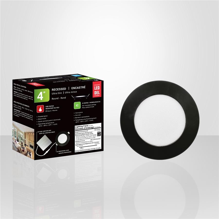 Xtricity - Lumière Encastrée DEL, Diamètre de 4'' , Gradable, 10W, 3000K Blanc Doux - Simple Boutique