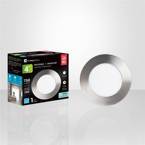 Xtricity - Lumière Encastrée DEL, Diamètre de 4'', Gradable, 10W, 5000K Lumière du Jour - Simple Boutique