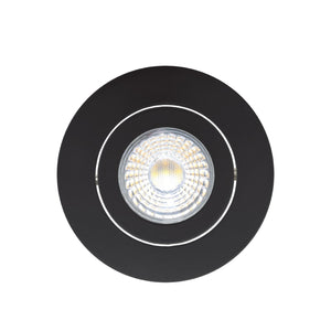 Xtricity - Lumière Encastrée Inclinable DEL, Diamètre de 3.5'', Gradable, 7W, 3000K Blanc Doux, Paquet de 4 - Simple Boutique