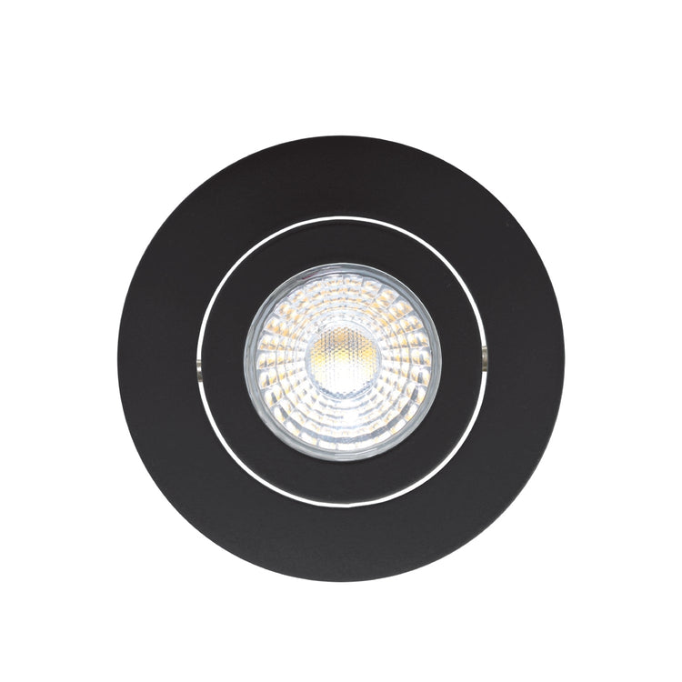 Xtricity - Lumière Encastrée Inclinable DEL, Diamètre de 3.5'', Gradable, 7W, 3000K Blanc Doux, Paquet de 4 - Simple Boutique