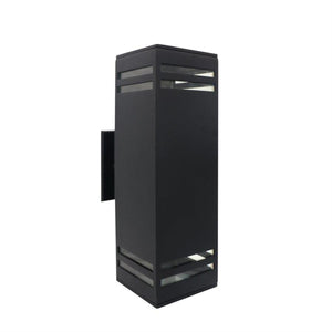 Xtricity - Luminaire Mural Extérieur, Hauteur de 13'', De la Collection Bridge, Noir - Simple Boutique