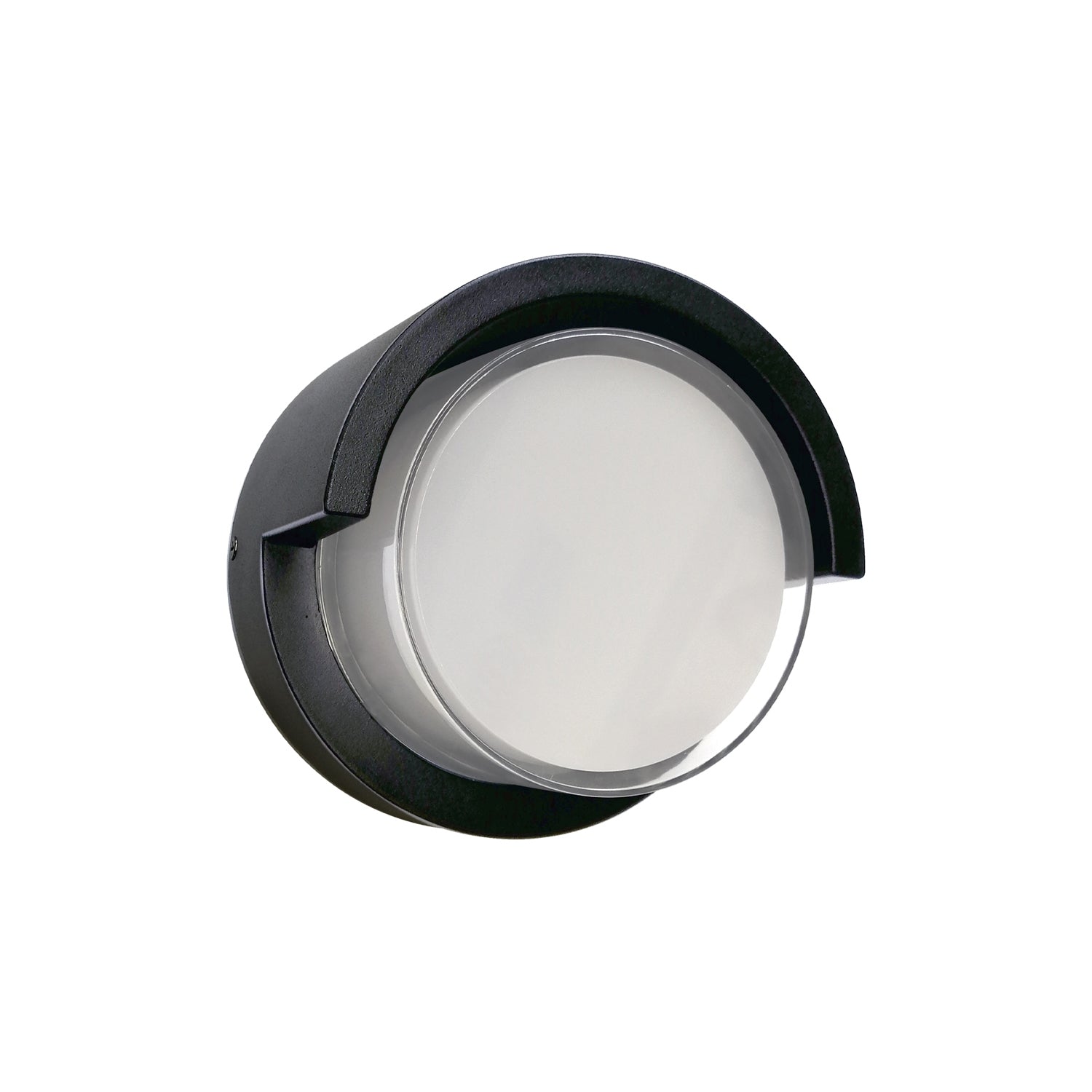 Xtricity - Luminaire Mural Extérieur avec DEL Intégrées, Diamètre de 4'', De la Collection Malibu, Noir - Simple Boutique