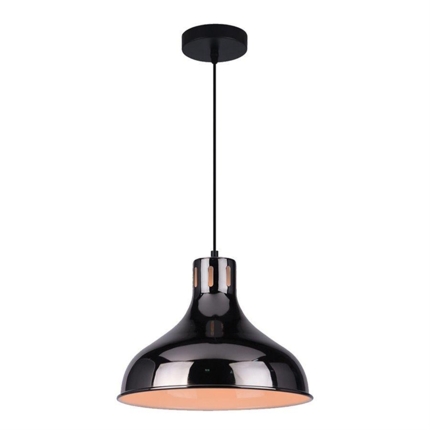 Xtricity - Luminaire Suspendu, Largeur de 11.8'', De la Collection Cavalioff, Noir Chrome - Simple Boutique