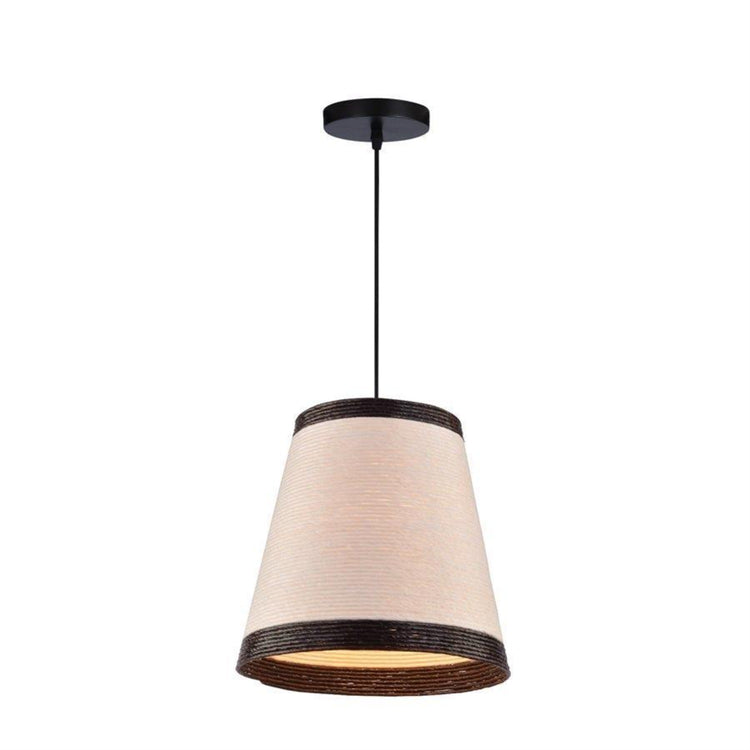 Xtricity - Luminaire Suspendu, Largeur de 12.6'', De la Collection Odessa, Noir et Blanc - Simple Boutique