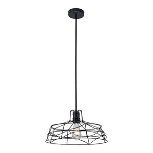 Xtricity - Luminaire Suspendu, Largeur de 15.7'', De la Collection Veronica, Noir - Simple Boutique