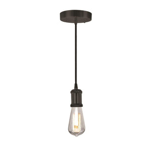 Xtricity - Luminaire Suspendu, Largeur de 2'', De la Collection Giulia, Noir - Simple Boutique