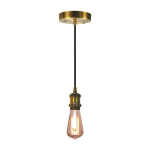 Xtricity - Luminaire Suspendu, Largeur de 2'', De la Collection Giulio, Laiton Antique - Simple Boutique