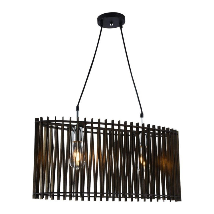 Xtricity - Luminaire Suspendu, Largeur de 25.5'', De la Collection Casino, Brun - Simple Boutique