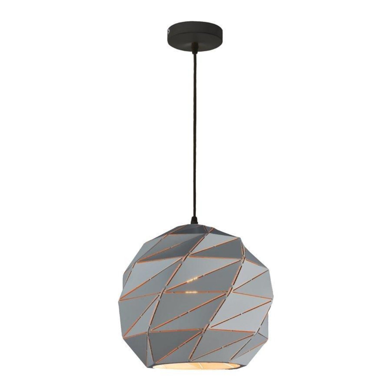 Xtricity - Luminaire Suspendu, Largeur de 7.87'', De la Collection Portland, Gris - Simple Boutique