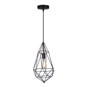 Xtricity - Luminaire Suspendu, Largeur de 9.8'', De la Collection Shadow, Noir - Simple Boutique