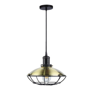 Xtricity - Luminaire Suspendu, Largeur de 9.84'', De la Collection Houston, Laiton Antique - Simple Boutique