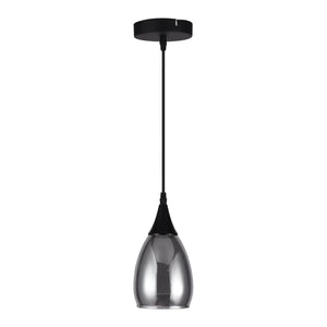 Xtricity - Luminaire Suspendu à 1 Lumière, Largeur de 4.7'', De la Collection Repley, Noir - Simple Boutique