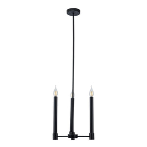Xtricity - Luminaire Suspendu à 3 Lumières, Largeur de 13'', De la Collection Toscana, Noir - Simple Boutique
