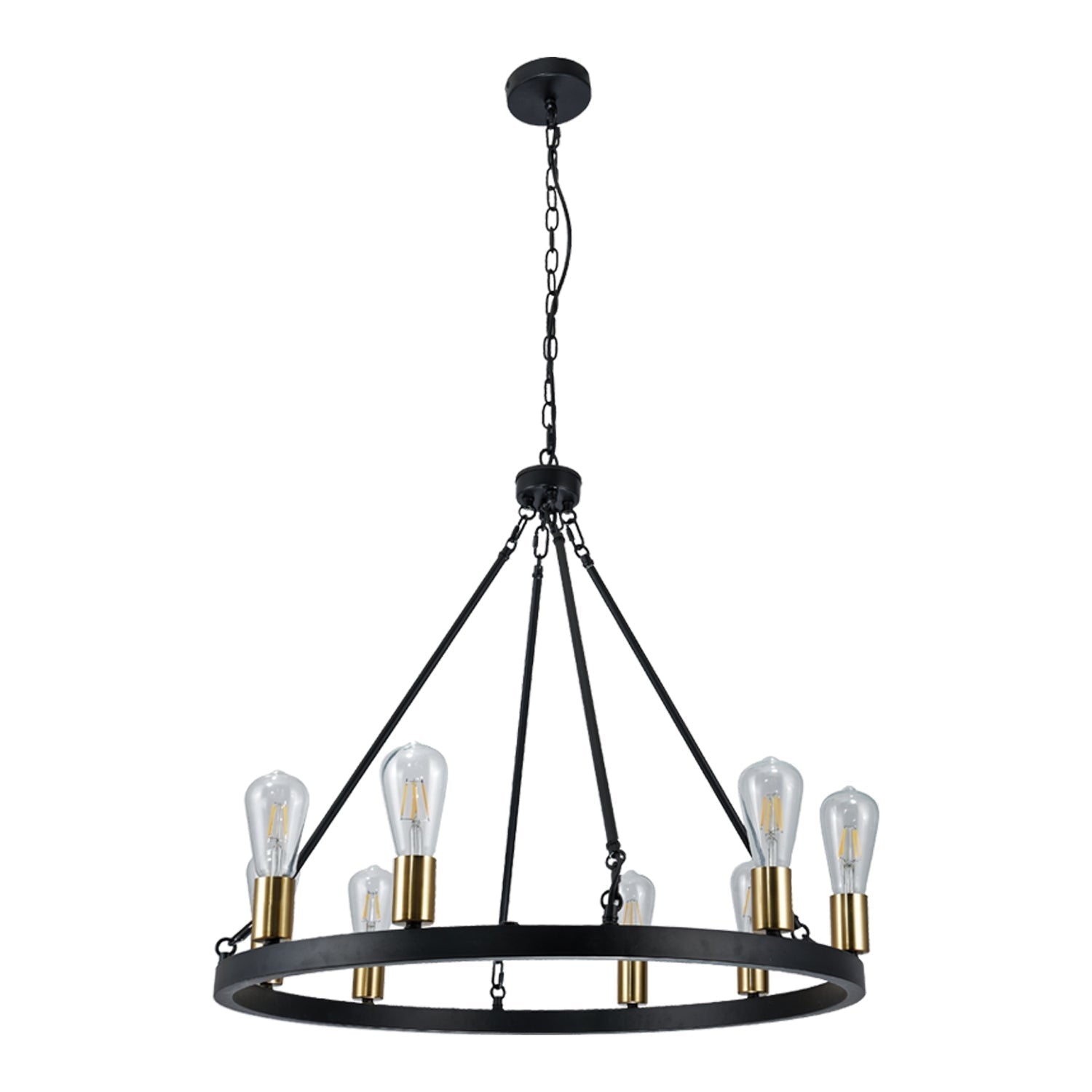 Xtricity - Luminaire Suspendu à 6 Lumières, Largeur de 28.3'', De la Collection WestGate, Noir - Simple Boutique