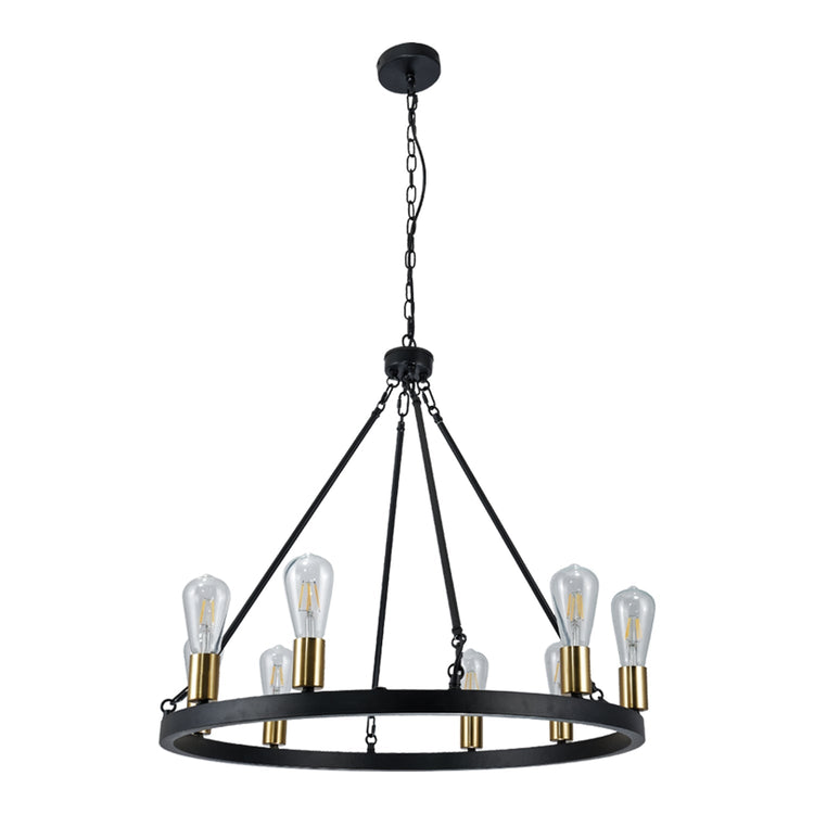 Xtricity - Luminaire Suspendu à 6 Lumières, Largeur de 28.3'', De la Collection WestGate, Noir - Simple Boutique