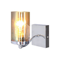 Xtricity - Luminaire de Vanité à 1 Tête, Largeur de 6.9'', De la Collection Dawson, Fini Chromé - Simple Boutique