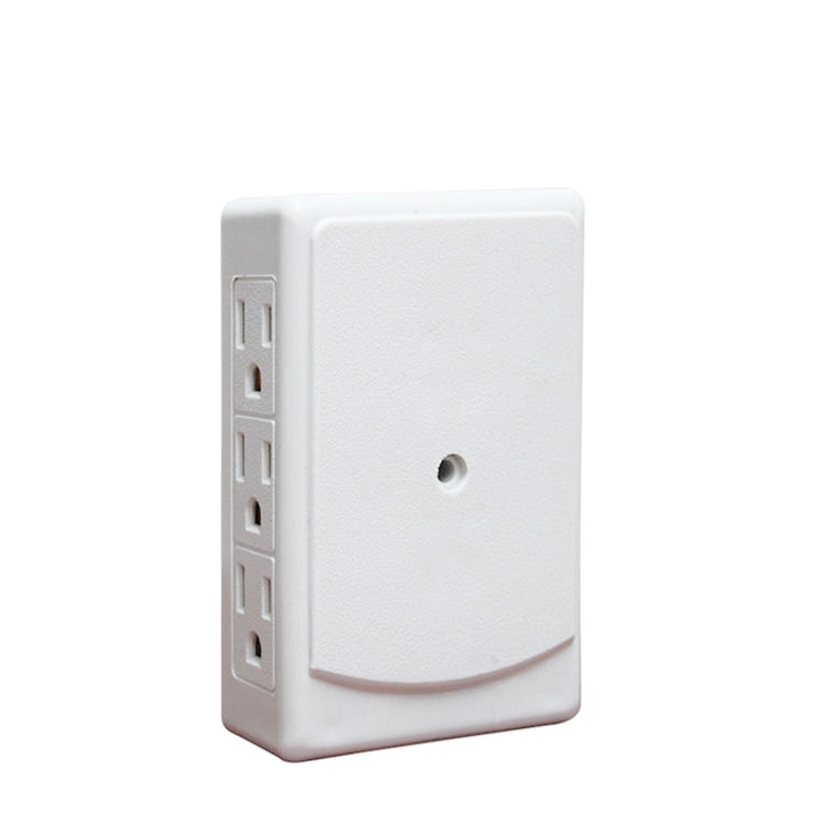 Xtricity - Multiprise Mural pour Espace Restreint à 6 Prises, Blanc - Simple Boutique