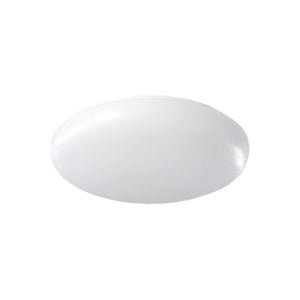 Xtricity - Plafonnier Rond, Diamètre de 11'', De la Collection Carrey, Blanc - Simple Boutique